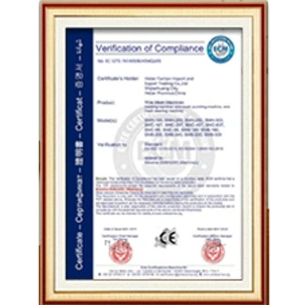 China Dongguan Zhaoyi Hardware Products Co., LTD. certification